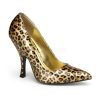Zapato retro con barquilla clásica motivo leopardo