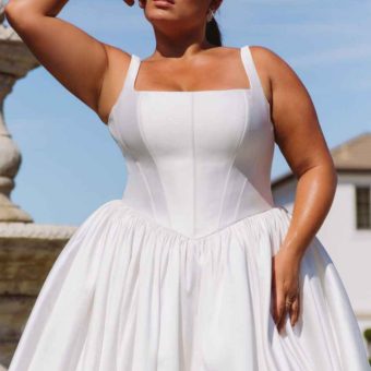 Vestido novia talla grande Barcelona